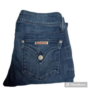Hudson jeans size 27 Collin flap skinny ankle slightly dark wash